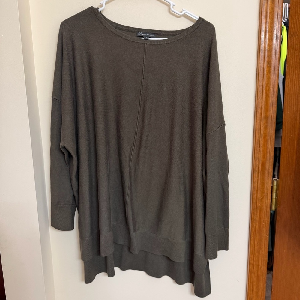 Adrianna Papell Olive Knit Top